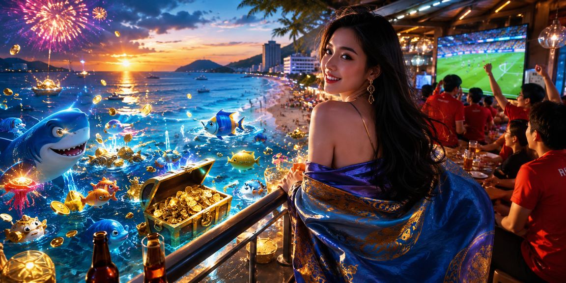 Người dùng Vũng Tàu tham gia khuyến mãi betting trực tuyến tại bãi biển